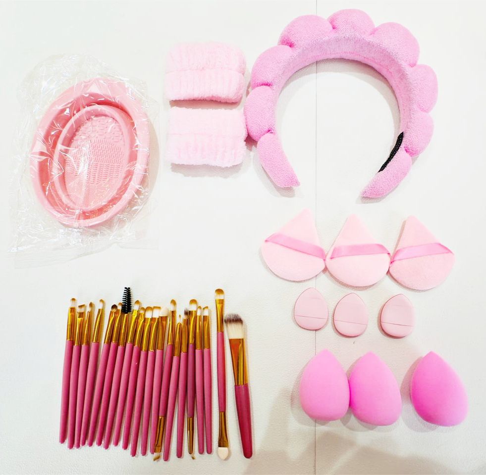 Cosmetiquera Set De Brochas 33 Piezas