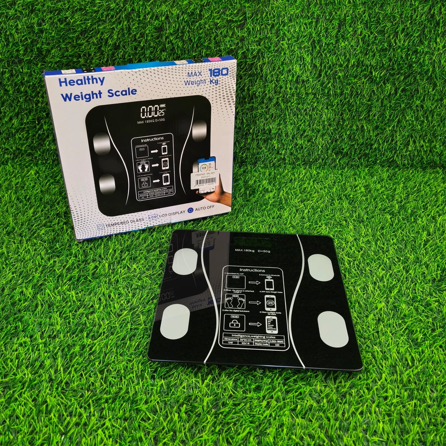 Balanza Bascula Digital Con Bluetooth