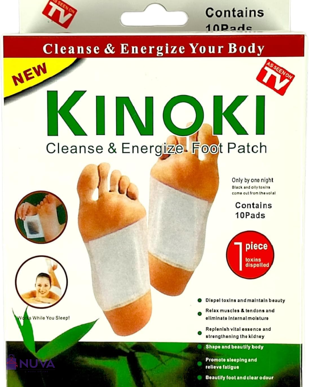 Caja Kinoki Parches De Desintoxicacion